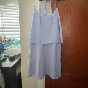 Periwinkle tiered dress